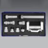 Resolution Inside Micrometer Set, 50-600mm Tubular Vernier Inside Micrometer, Range Optional, 0.01mm Accurate, with Rodsstandard Caliper (50-250mm)