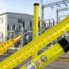 Retractable High-Voltage Height Stick Measuring Pole, Telescoping