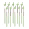 Retractable Teacher Pointer Stick, 5Pcs & 10Pcs Hand Pointer for Teaching (10Pcs,Green)