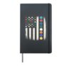 Retro Easter Egg Colors USA Spring Look Hardcover Journal, Black