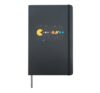 Retro Gaming Planets Space Astronomy Video Game Solar System Hardcover Journal, Black