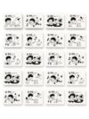 Retro Pencil Erasers, 20 Pack with Illustrated Sleeves, 1.5 x 1.1 in Soft Rectangular Erasers for School, Drawing and Office Supplies