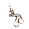 Retro Stainless Steel Scissors Round Tip Portable Small Craft Scissors Home Sewing Craft Projects Tailoring Scissors