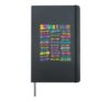 Return To Library Vintage Due Date Card Retro Librarian Hardcover Journal, Black