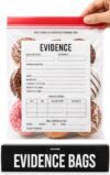 Reusable Food Storage Bags, Large 10 x 12.6 in, 25 Pack, Zip Freezer