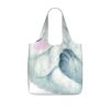 Reusable Shopping Bag 25l, Lightweight Foldable Tote With Built-In Pouch