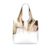 Reusable Shopping Bag 25l, Lightweight Foldable Tote With Built-In Pouch