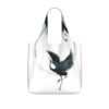 Reusable Shopping Bag 25l, Lightweight Foldable Tote With Built-In Pouch