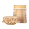 Reusable Storage Bag with Cotton Bowl Lid
