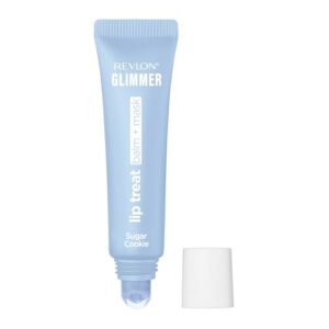 Revlon Glimmer Lip Treat Balm + Mask, 008 Sugar Cookie, 0.4 fl oz