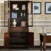 RFBXZPTADNU American-Style Solid Wood Bookcase, Ash Wood Glass Display Case(B,100 * 40 * 210cm)