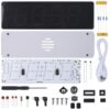 RGB Digital Clock Soldering Kit DIY Electronics Project(White)