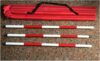 RhLLvJ High Precision Aluminum Sectional Survey Pole for Construction Layout Road Staking(3meter)