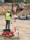 RhLLvJ High Precision Aluminum Survey Pole for Construction Layout Road Staking Engineering Measuring(4meter/13.12ft)