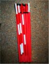 RhLLvJ High Precision Aluminum Survey Pole for Construction Layout Road Staking(4meter)