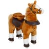 Ride on Horse Toy for Kids Ages 3-5, Wheels, Neighing Sounds, 132 lb