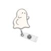 RIICFDD Halloween Badge Reel Cute Male Ghost Butt Badge Holder 1Pcs