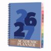 Rileys Academic Planner 2026-2027, Daily, Weekly & Monthly Planner, July 2026 - June 2027, Student Notes Pages, Twin-Wire Binding, Weekly Agenda for School & Work (8 x 6-Inches, Chunky, Blue)