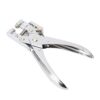 RiToEasysports 5mm Single Hole Puncher Sturdy Handheld Tool Effortless Punching for A4 Paper 30 Sheets Metal Construction Adjustable