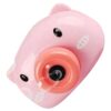 RiToEasysports Kids Bubble Machine, Automatic Bubble Blower Camera Toy with Light and Music for Outdoor Party Birthday Gift