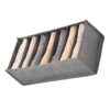 RiToEasysports Multifunctional Clothing Organizer with Compartment Dividers, Thick Non Woven Material Storage Box for Bedroom Closet, 1 Unit