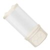 RiToEasysports Plush Toy Display Container Cute Design with PP Lid Ideal for Kids Room Organizing 57x26cm (White)