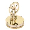 RiToEasysports Stirling Engine Motor Toy Simple Operation Physical Model for Kids Science Experiments Gold Stainless Steel