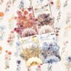 Ritpviq 120Pcs Vintage Floral PET Stickers for Journals & Scrapbook Collage