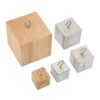 RIZGHWOY 5 Density Cubes Set Iron Copper Aluminum Solid Wood Density