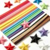 RKAKOPLH 2160 Sheets Origami Star Paper 27 Color Origami Folding paper for DIY Art Crafts