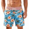 Rkwins Cheeky Shorts for Men Funny Butt Swim Trunks Adult Swimwear Shorts