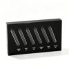 RKXKJ Noble Element Gas Display Block, Noble Gas Glow Tubes Set, Include He/ne/ar/kr/xe/n₂, Science Specimen Desktop Ornament, Stem Educational Gift, Excludes Excitation Equipment Black
