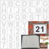RLECS 36PCS 4 Inch PET Plastic Alphanumeric Stencils Art Craft Templates 3 Inch Font Suitable for Painting Spray Painting and Graffiti