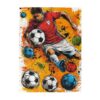 RMYRHQ Dynamic Street Art Football Wood Jigsaw Puzzles for Adults 500piece