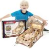 ROBOTIME Pinball Machince EG01 - Wooden Puzzles for Adults Miniature Pinball 3D Puzzle