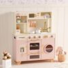 ROBUD Pink Wooden Baking Play Kitchen, WCF57