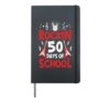 Rockin 50 Days Of School 50Th Day Of School 50 Days Smarter Hardcover Journal, Black