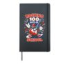Rocking 100th Days Of School Guitar Music Lover Teacher Kids Hardcover Journal, Black