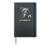 Rock Music & Rocker, Rock Hand, Kids & Boys, Funny Raccoon Hardcover Journal, Black