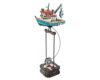 ROKR 3D Wooden Puzzle Lucky Trawler Gravity Swing Toys Wooden Model Kits DIY Dynamic Balance Home Decor（MCD08）