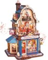ROKR Bear Toy Store DIY Miniature House Kit, 3D Wooden Puzzles for Adults