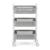 Rolling Storage Cart, Mobile Utility Organizer for Office Supplies