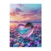 Romantic Beach Sunset Jigsaw Puzzles Wooden Puzzles Gift Fun Family Game Puzzle Game Artwork 500 Pieces 20.4 X 15 Inch