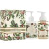 ROMIIE ZOI Christmas Foaming Hand Soap and Lotion - Winter Pine Scent 320ml / 10.8 Fl Oz Each - Floral and Creamy Hand Care - Part of Luxury Bath & Body Gift Set