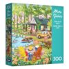 RoseArt - Olivia Gibbs - Cabin in The Forest - 300 Piece Jigsaw Puzzle for Adults