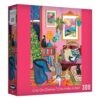 RoseArt Hebe Studios Cozy Cat Christmas 300 Piece Jigsaw Puzzle