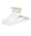 Rose Gold Hook Anti-Slip Velvet Flocking Hangers(A05-45CM)