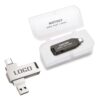 Rotary Dual Port USB C and USB A Flash Drive 3.0 for Phone and PC(50,32)