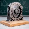 Rotary Engine Model, DIY Assembly Metal Engine Model, Up to 600 RPM, Simulation Dynamic Engine Model, for Physics and Science Enthusiasts