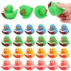 Rotatingpals 24 Pcs Reading Rubber Ducks Bulk Funny Party Favors for Team Bathtub Toy for Birthday Party Supplies Club Player Gift
